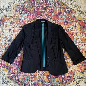 Black express blazer